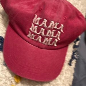 Pink 'Mama' Embroidered Cap